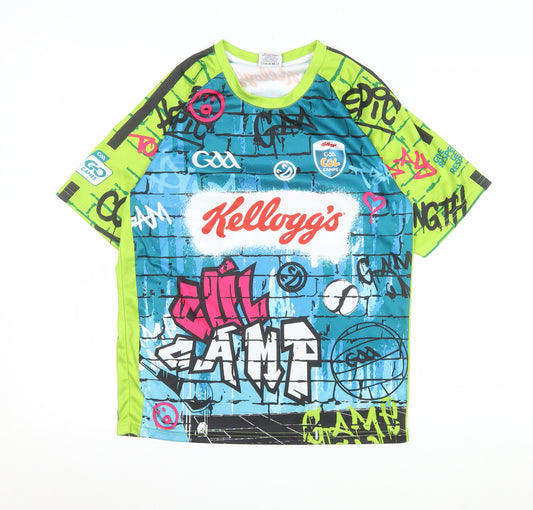 Masita Men's Multicoloured XS Kellogg’s Cool Camp Graphic Sports T-Shirt