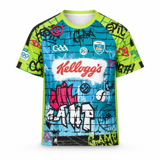 Masita Men's Multicoloured XS Kellogg’s Cool Camp Graphic Sports T-Shirt