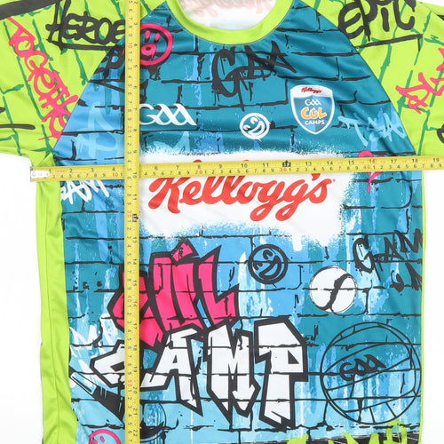 Masita Men's Multicoloured XS Kellogg’s Cool Camp Graphic Sports T-Shirt
