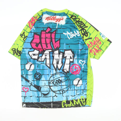 Masita Men's Multicoloured XS Kellogg’s Cool Camp Graphic Sports T-Shirt