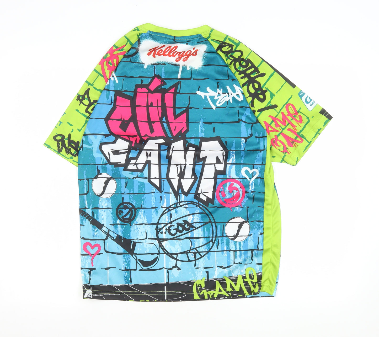 Masita Men's Multicoloured XS Kellogg’s Cool Camp Graphic Sports T-Shirt