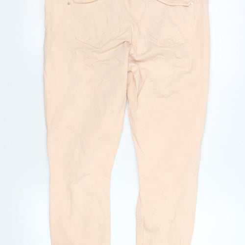 River Island Women’s Beige Distressed Skinny Jeans Size 16