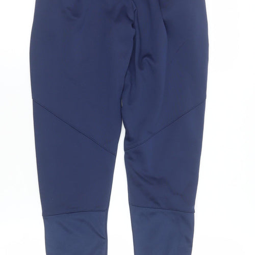Stanno Teens Blue Track Pants Football Training Trousers Slim Fit Size 158
