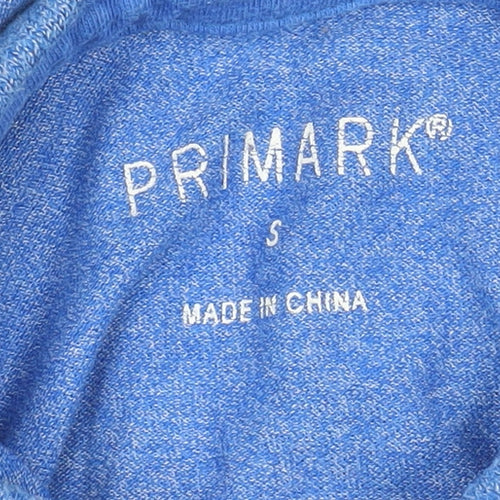 Primark Men's Blue Cotton Blend Short Sleeve Polo Shirt Size S