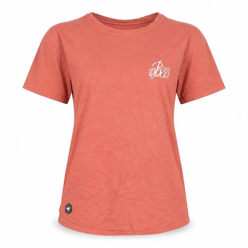 Bee Inspired Women's Orange Slim Fit Cotton T-Shirt S