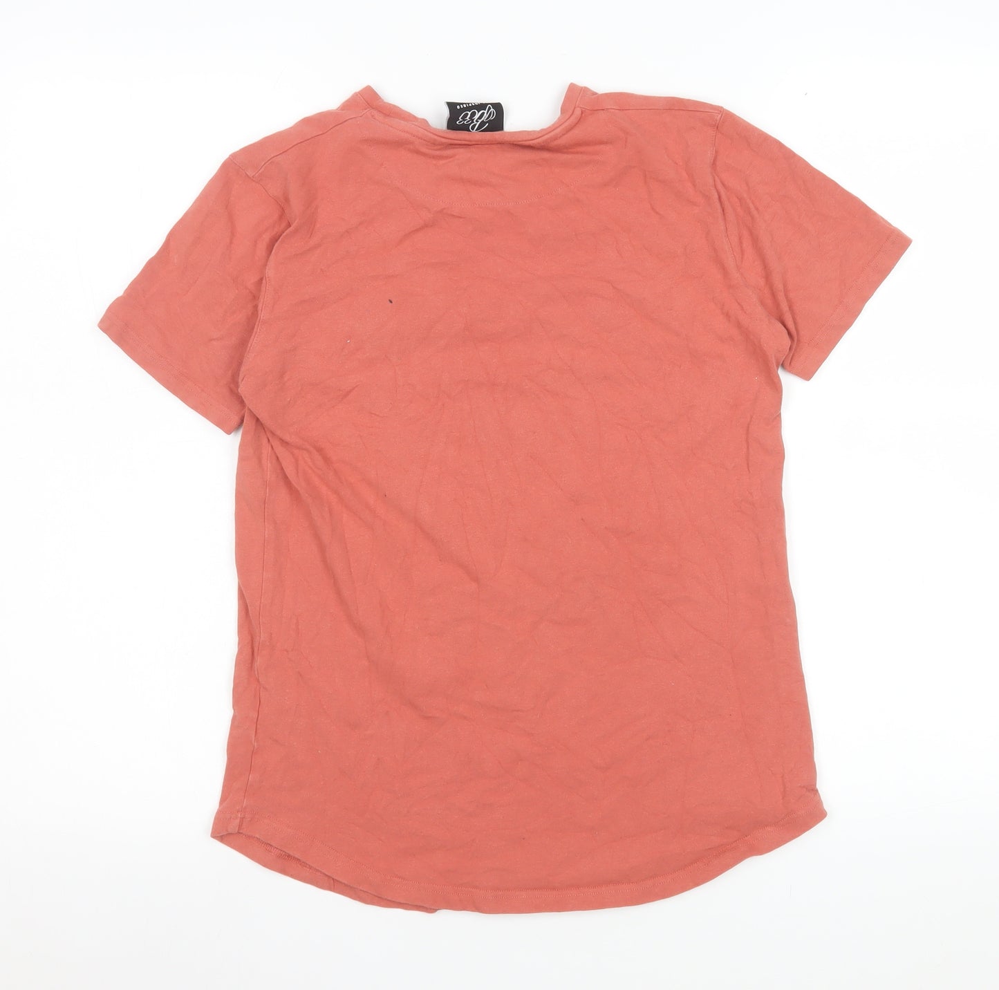 Bee Inspired Women's Orange Slim Fit Cotton T-Shirt S