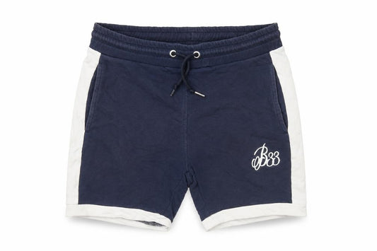 Bee Inspired Men's Blue Sweat Shorts Size S Casual Logo Embroidered