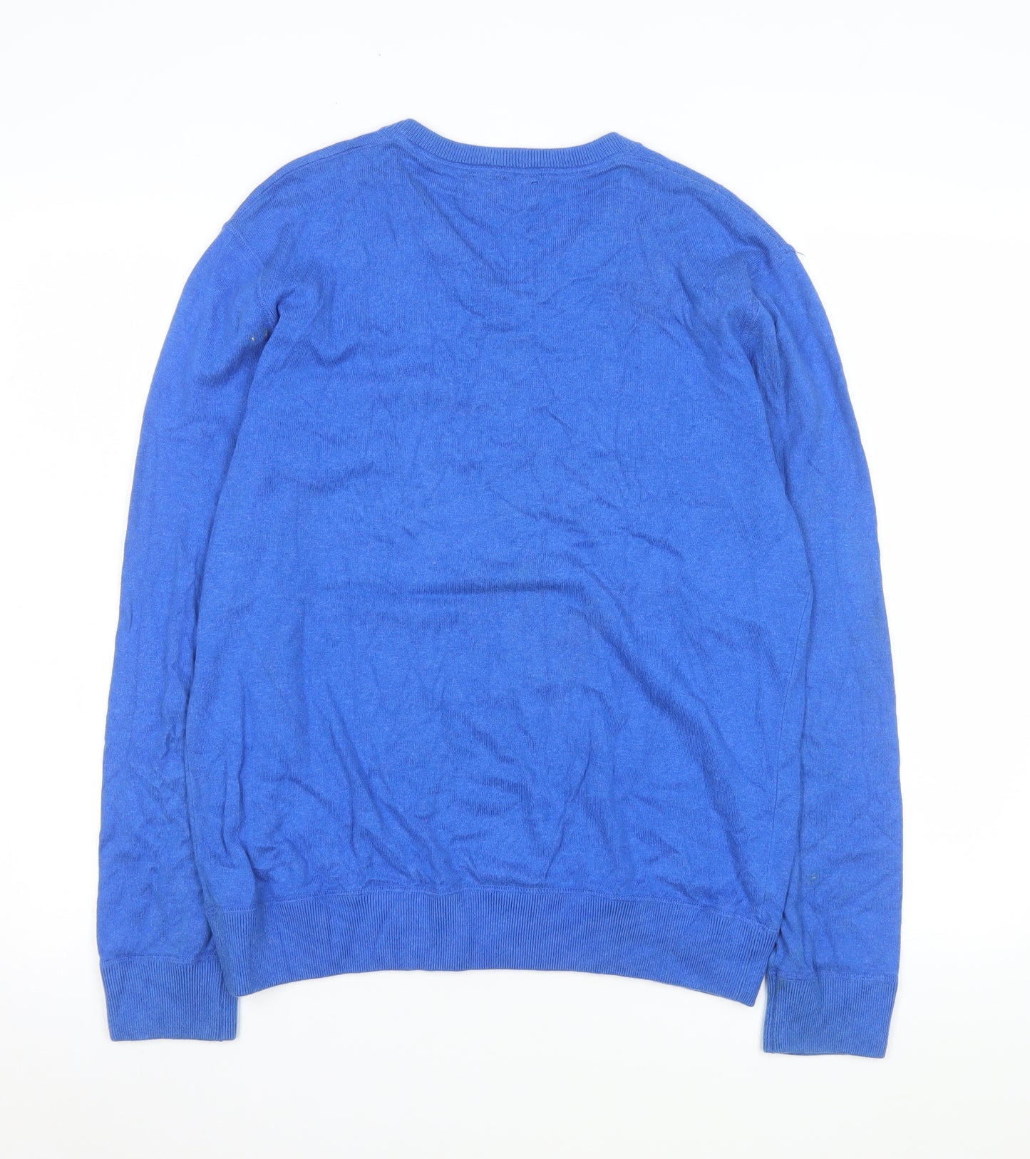 GAP Men’s Blue Cotton V-Neck Pullover Knit Sweatshirt Size M