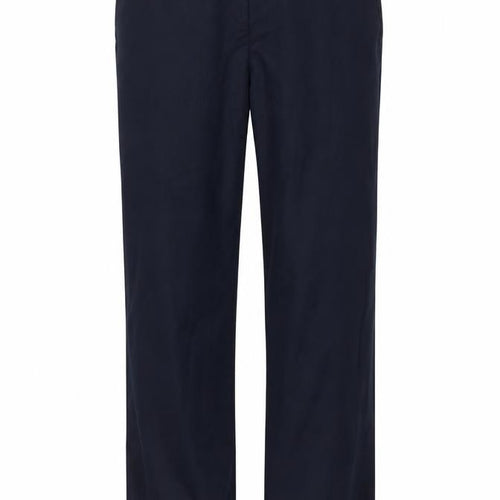 Brook Taverner Men's Blue Regular Fit Dress Trousers 12L