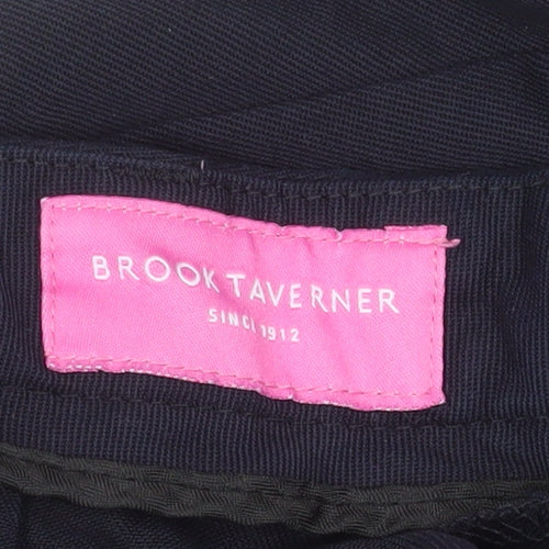 Brook Taverner Men's Blue Dress Pants Size 42 Regular Fit Trousers