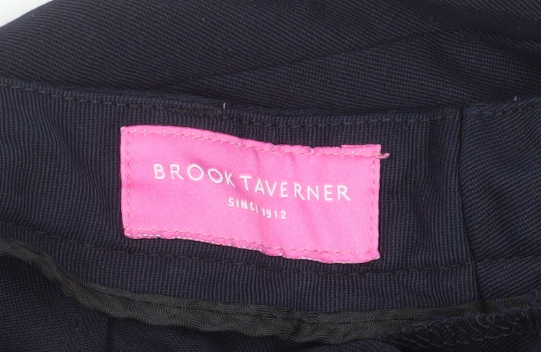 Brook Taverner Men's Blue Dress Pants Size 42 Regular Fit Trousers