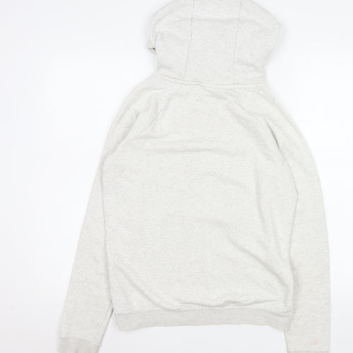 Nike Women’s Grey XS Pullover Hoodie with Logo Print