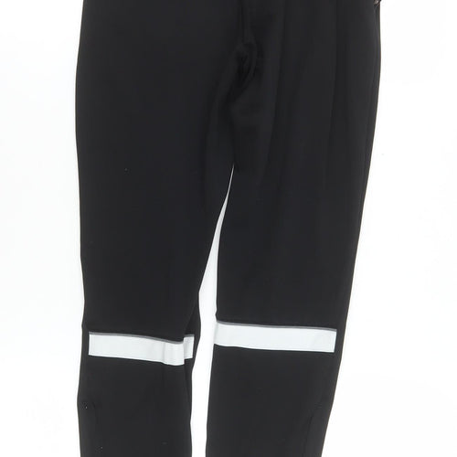 Nike Men’s Black Dri-Fit Track Pants M Slim Tapered Athletic Trousers