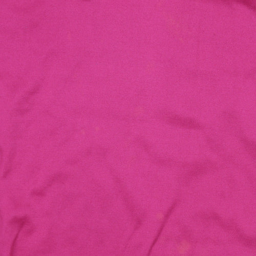 Crivit Girls Pink 12-14 Years Athletic 1/4 Zip Long Sleeve Sports Sweatshirt