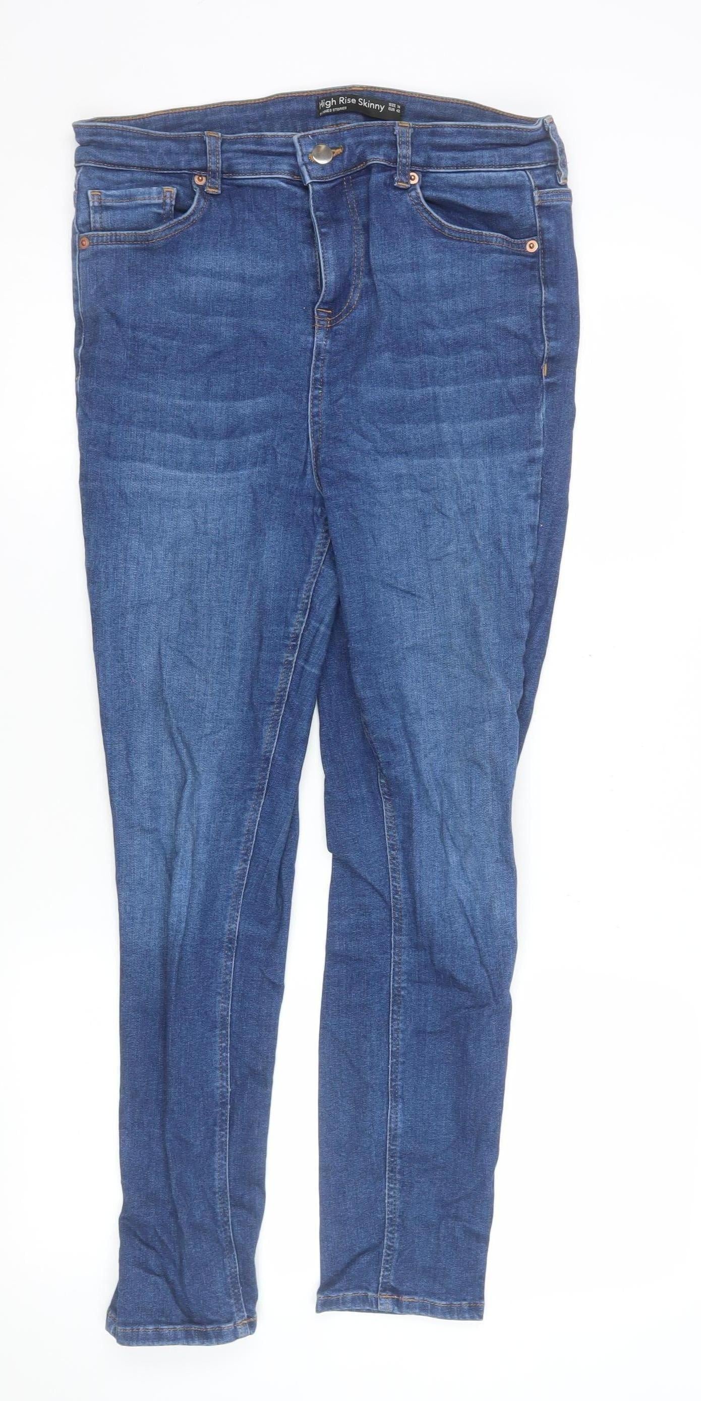 Dunnes Stores Women’s Blue High Rise Skinny Jeans Size 14