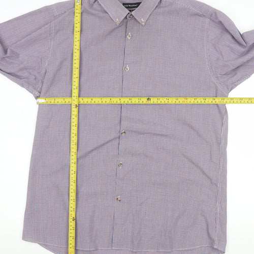Cedar Wood State Men's Multicoloured 16.5 Slim Fit Check Formal Shirt