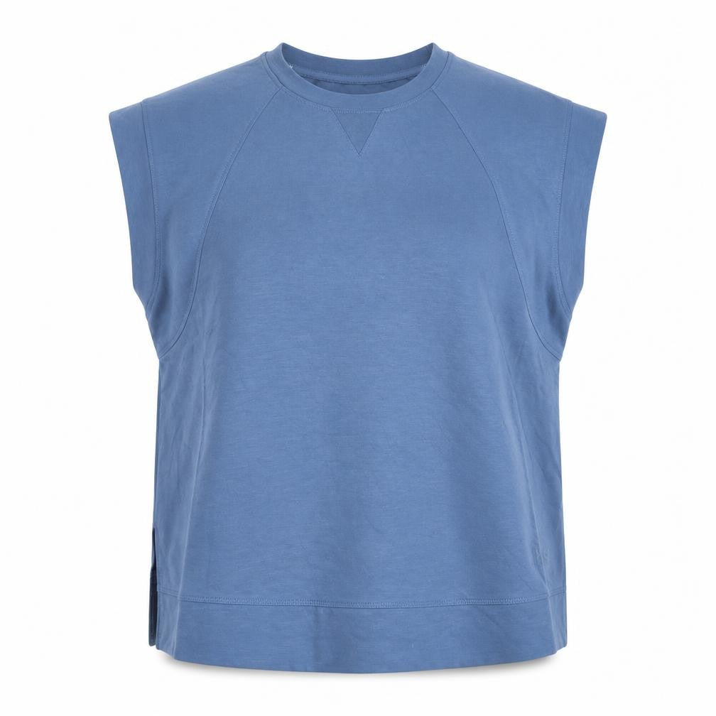 Helen Steele x Dunnes Stores Blue Sleeveless Basic T-Shirt Women’s L