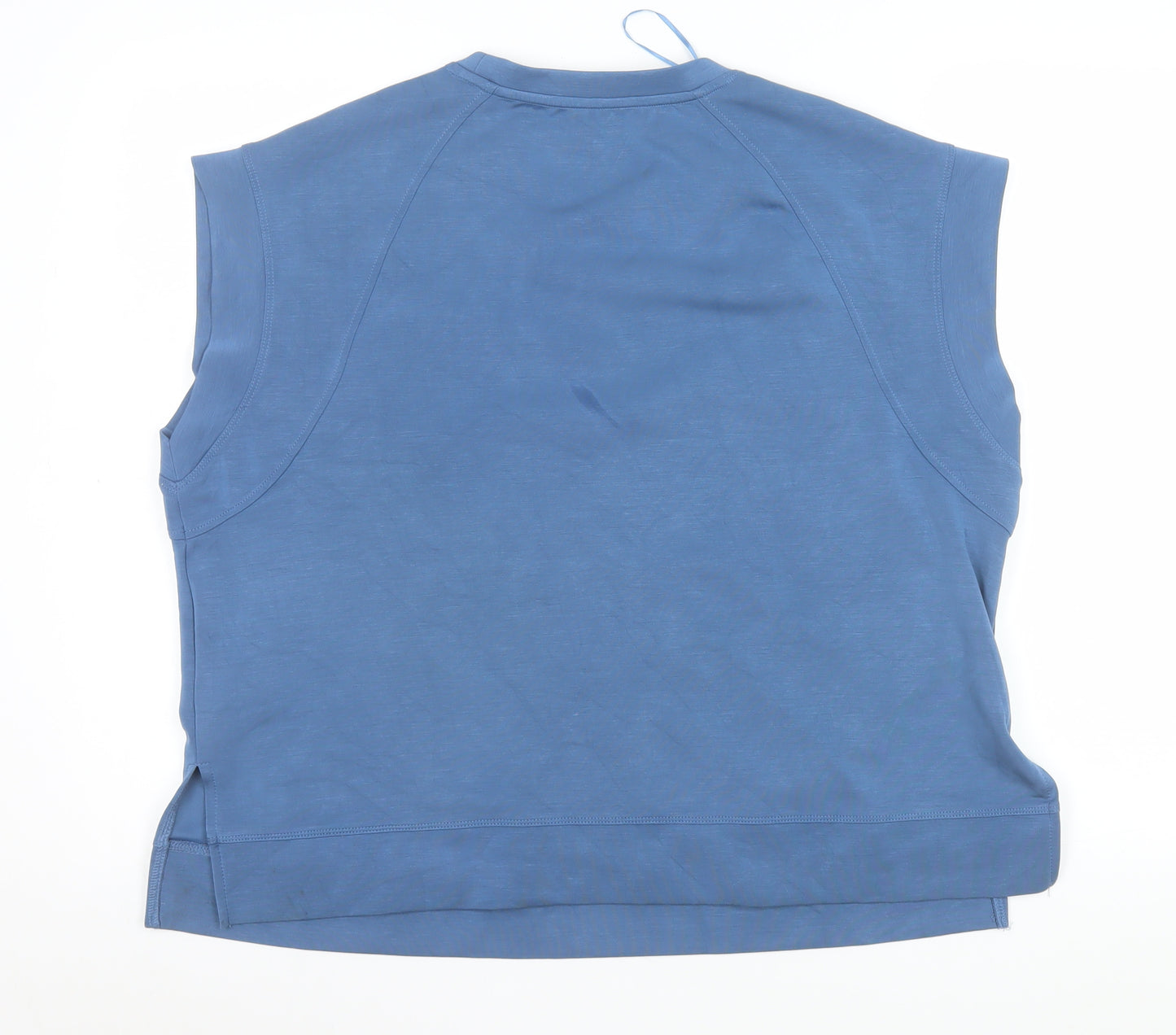 Helen Steele x Dunnes Stores Blue Sleeveless Basic T-Shirt Women’s L