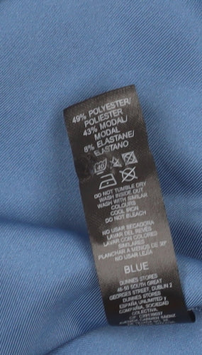 Helen Steele x Dunnes Stores Blue Sleeveless Basic T-Shirt Women’s L