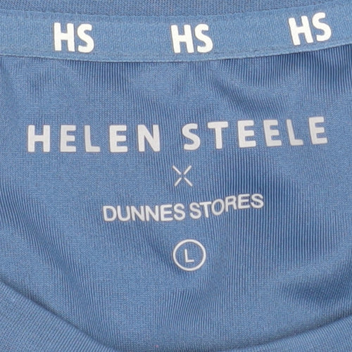 Helen Steele x Dunnes Stores Blue Sleeveless Basic T-Shirt Women’s L