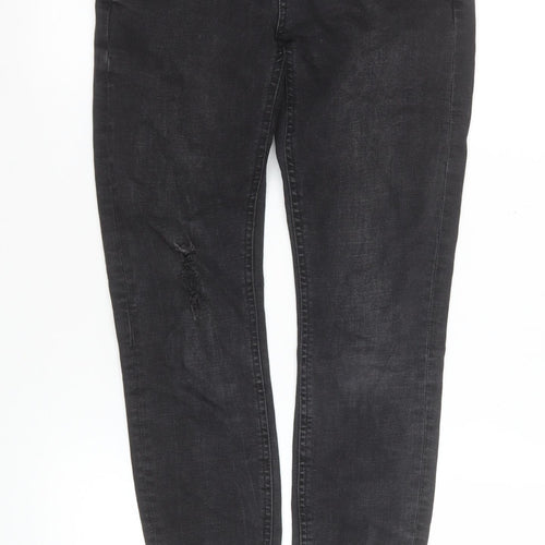 Denim Co. Women's Black Size 8 Skinny Distressed Jeans