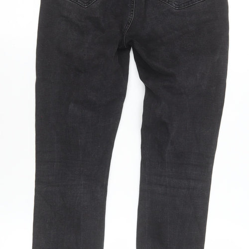 Denim Co. Women's Black Size 8 Skinny Distressed Jeans