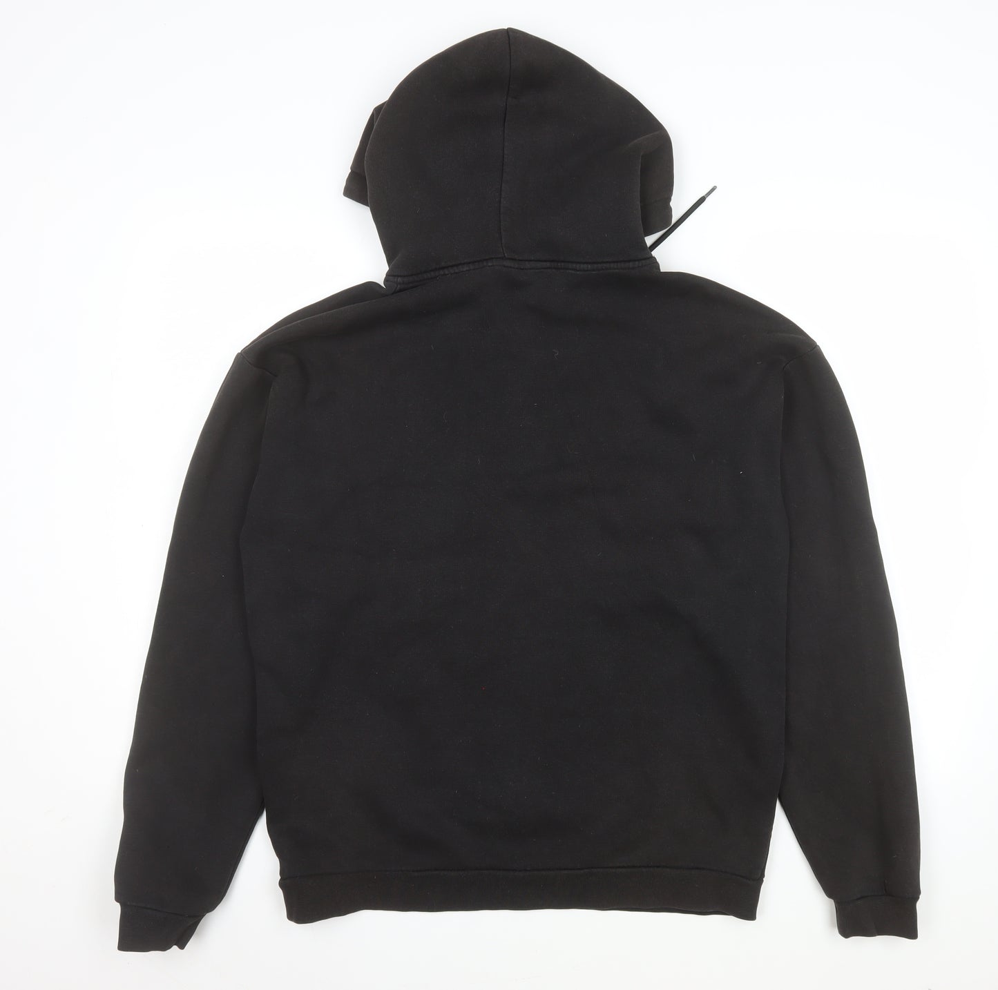 Black Squad Men's Black Pullover Hoodie Relaxed Fit M Streetwear