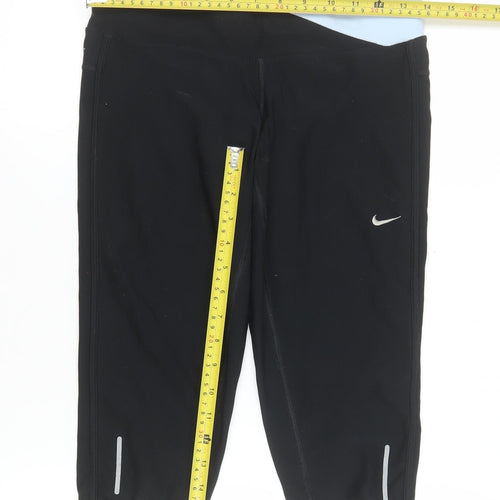 Nike Womens Black Dri-FIT Running Skort S Polyester Blend
