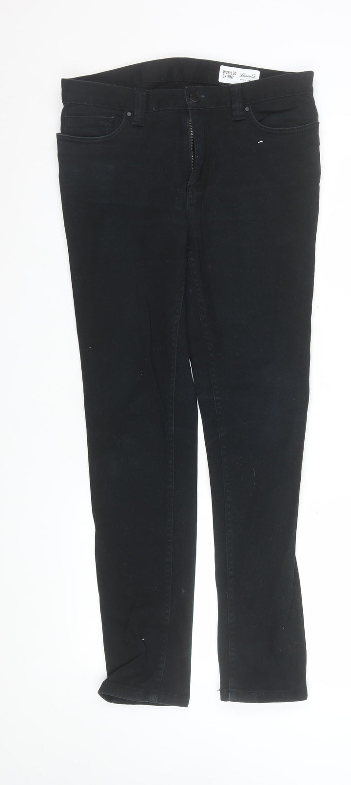 Denim Co Women Black Skinny Jeans W28 L30 Classic Fit