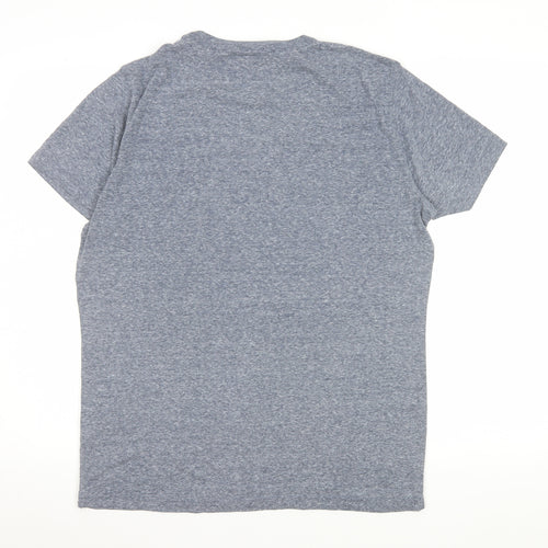 Tommy Hilfiger Blue Crew Neck Short Sleeve T-Shirt Size L
