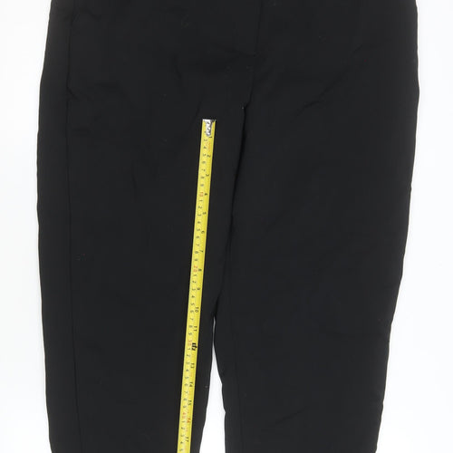 Marks and Spencer Men’s Black Regular Fit Stretch Trousers Size 18