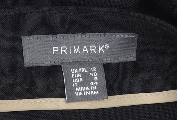 Primark Women’s Black Straight Leg Business Trousers Size 12