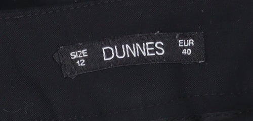 Dunnes Women's Black Size 12 Straight Leg Dress Pants