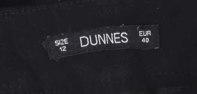 Dunnes Women's Black Size 12 Straight Leg Dress Pants