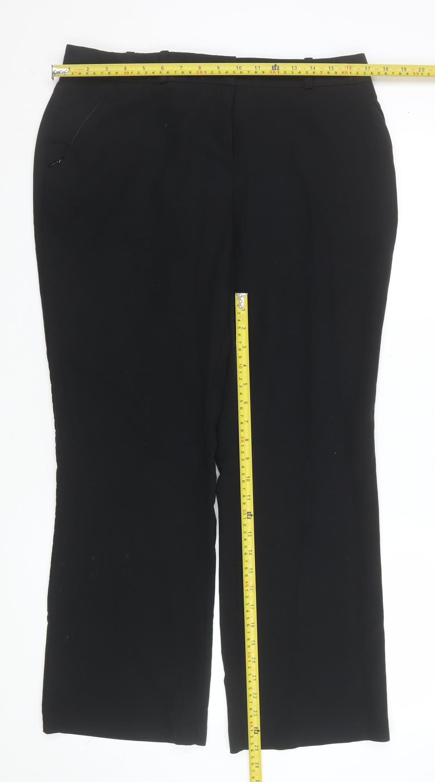 Dunnes Stores Women’s Black Size 14 Straight Leg Dress Pants