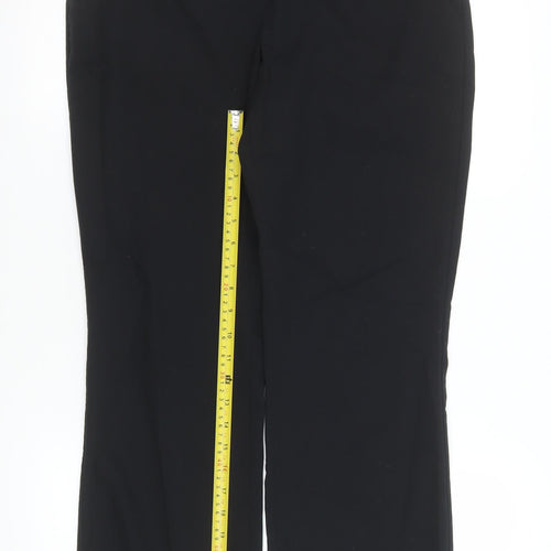 Dunnes Stores Women's Black Dress Pants Size 10 Straight Leg Work Trousers