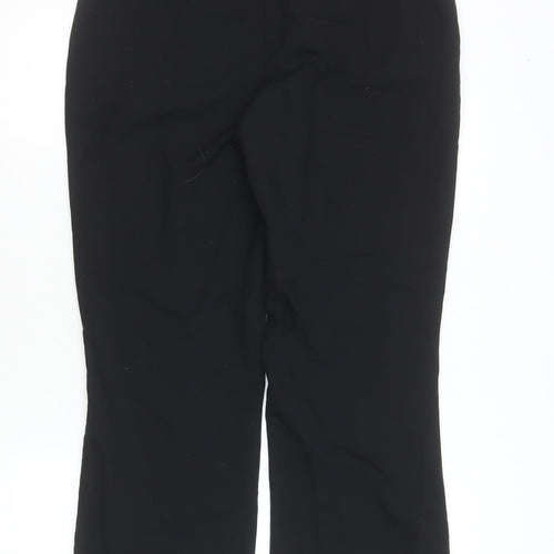 Dunnes Stores Women's Black Dress Pants Size 10 Straight Leg Work Trousers