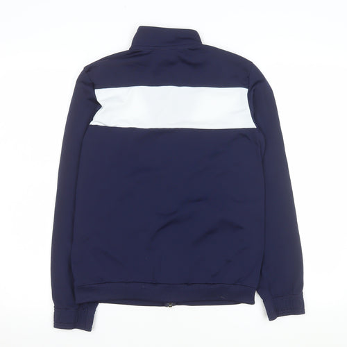 Puma Boys Blue Track Jacket 14 Years 164 Full Zip Colourblock Sports Top