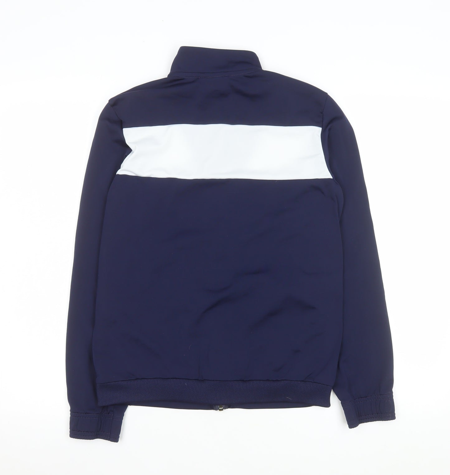 Puma Boys Blue Track Jacket 14 Years 164 Full Zip Colourblock Sports Top