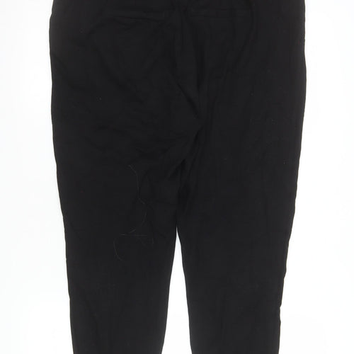 Vero Moda Women's Black Jogger Trousers Size XL Viscose Elastic Waist