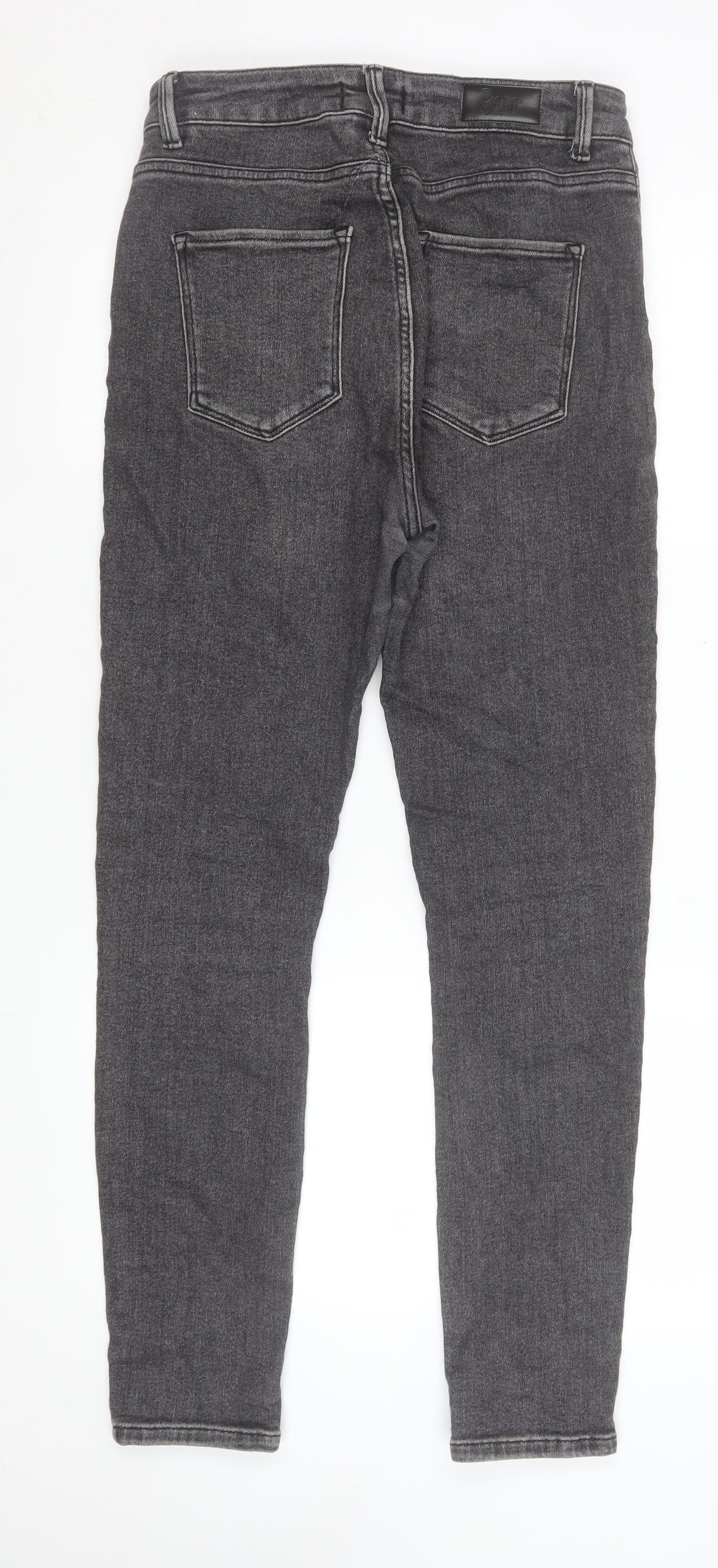 Poco by Pippa Womens Grey Skinny Jeans Size 12R Stretch Denim