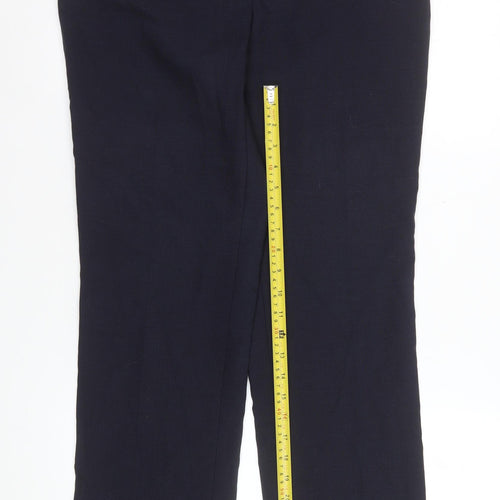 Massimo Dutti Men's Blue Wool Dress Pants Size M Formal Trousers