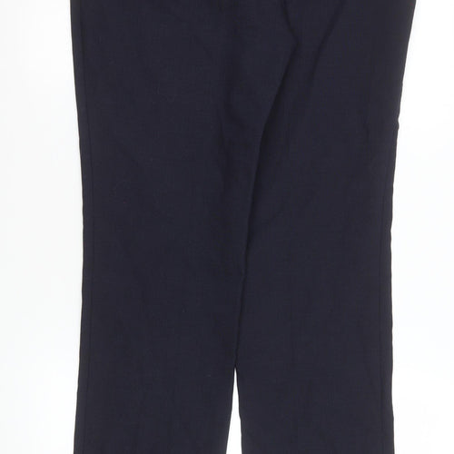 Massimo Dutti Men's Blue Wool Dress Pants Size M Formal Trousers
