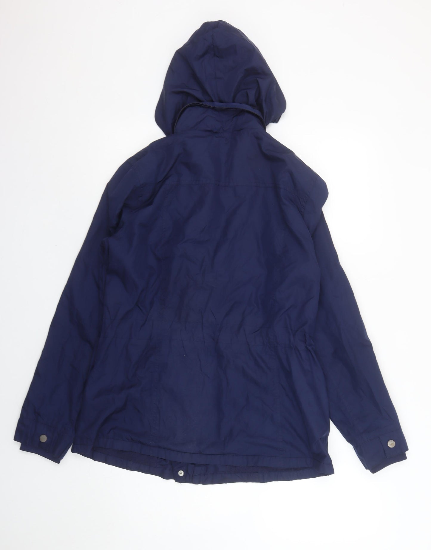 Dunnes Stores Women’s Blue Hooded Parka Jacket Size 12 Waterproof
