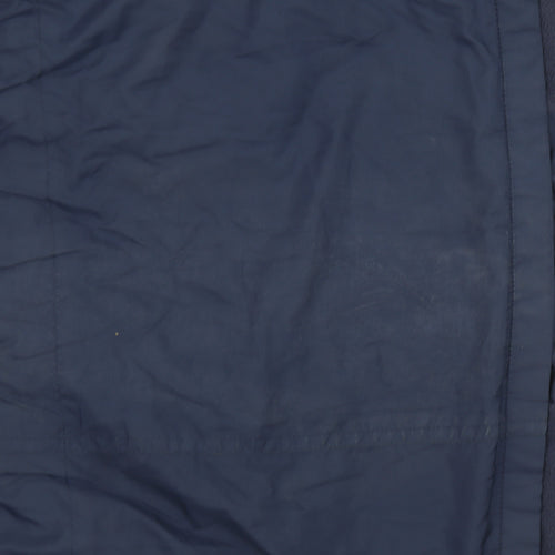 Dunnes Stores Women’s Blue Hooded Parka Jacket Size 12 Waterproof