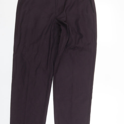 Dunnes Stores Men’s Wine Purple Dress Pants 34W 29L Regular Fit