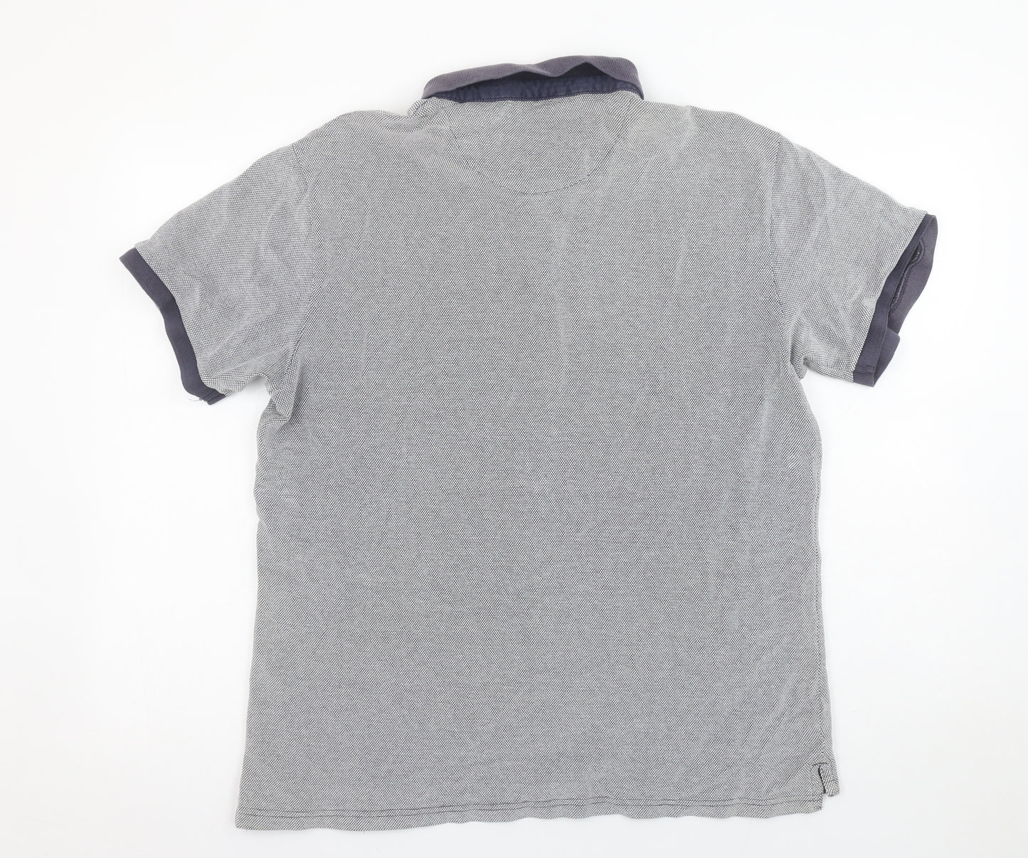Dunnes Stores Men's Grey Tailored Fit Cotton Polo Shirt XL