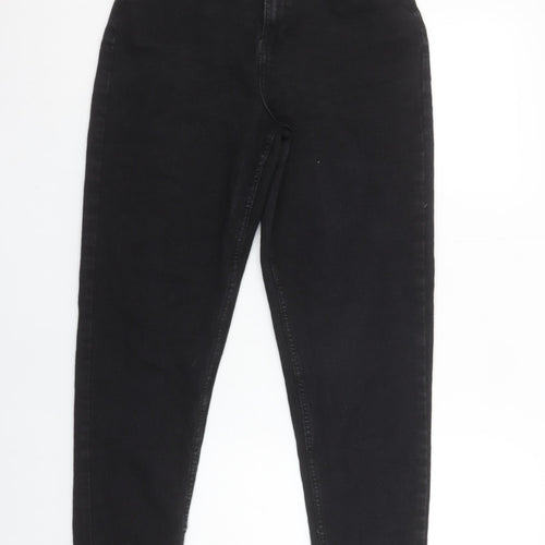 Denim Co Women’s Black High Rise Mom Jeans Size 10