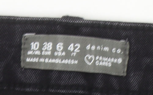 Denim Co Women’s Black High Rise Mom Jeans Size 10