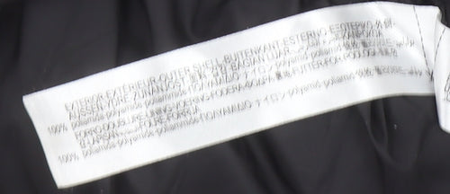 ZARA Women’s Black Puffer Waistcoat Size 12 Sleeveless Zip Vest